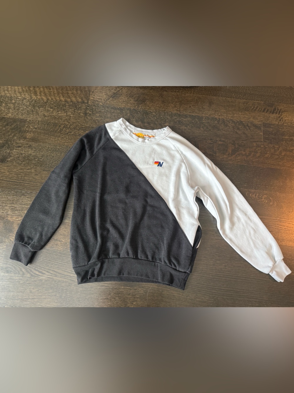 Aviator Nation Black and White crewneck